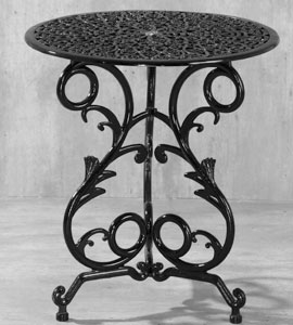 customized furniture from ND Brands vela flower table
