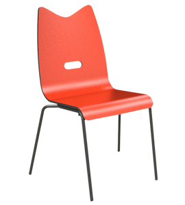 ergonomic cafe chairs